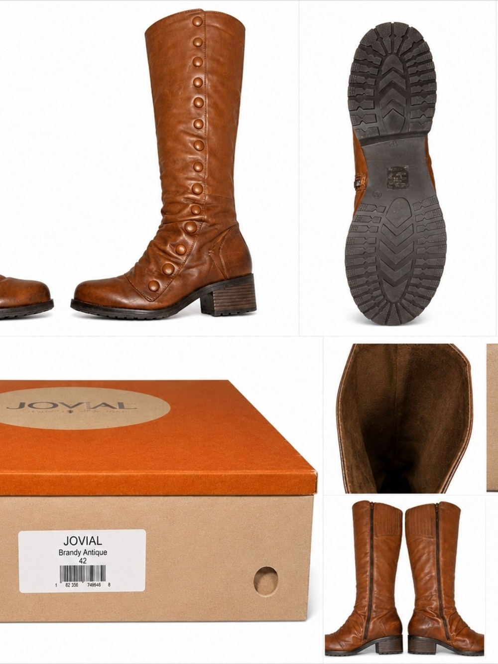 MIZ MOOZ Jovial Brandy Women's Knee-High Button Boot